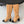 CC 26s Knee High Boots Beige Black Suede 127797
