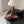 CC 26S Shearling Trim Mules Khaki Gold Suede 127802