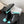 CC 26s Ankle Boots Black Mint Blue Leather Patent 127857
