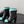 CC 26s Ankle Boots Black Mint Blue Leather Patent 127857