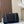 CC Double-Pocket Messenger Bag Black Lambskin Quilted