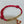 BVL 1 MOTIF LUCKY RED BRACELET GOLD
