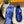 FOOTPRINT SOCCER SNEAKER IN COBALT BLUE CALFSKIN