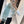 Scarf 180 CM In Light Turquoise Mix White Light Grey Cashmere 381229