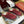 GG G75 Sneaker Red Suede Canvas 818345