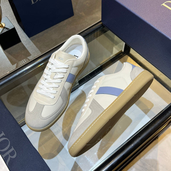 CD 26s B01 Matchpoint Sneaker White Grey Blue Calfskin Suede 924616