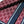 GG Scarf 90CM Burgundy Blue Twill Silk 293045
