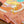 LV Double-sided Scarf 90cm Pink Orange Twill Silk 136590
