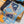 LV Scarf 90cm Blue Denim Twill Silk 136594
