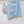 HM Eternal Bouquet 90 CM Light Blue Colorful Cashmere and Silk 293074