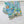 HM City of Light Scarf 90x90 Light Blue Colorful Twill Silk 198475