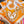 HM Les Eperons Scarf 90x90 Orange Colorful Twill Silk 202554