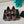 CC MARY JANES SHOES IN UMBER BROWN SATIN WITH RHINESTONES