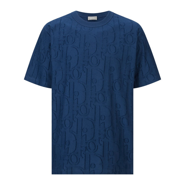 CD 25 Short-sleeved T-shirt Blue Cotton