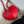 LE COEUR BAG 21 IN CRIMSON RED CALFSKIN