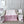 NEO MONOGRAM BLANKET IN WHITE MIX BABY PINK MILK VELVET 273949