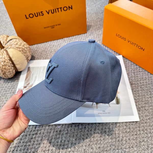 LV Only Baseball Cap Dark Blue Cotton 983648