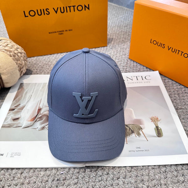 LV Only Baseball Cap Dark Blue Cotton 983648