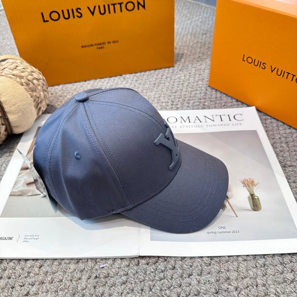 LV Only Baseball Cap Dark Blue Cotton 983648