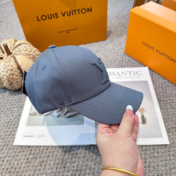 LV Only Baseball Cap Dark Blue Cotton 983648