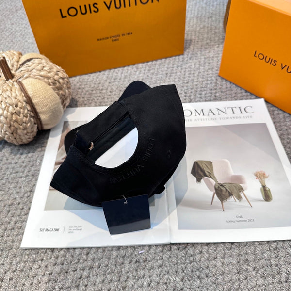 LV Only Baseball Cap Black Cotton 983649