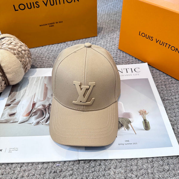 LV Only Baseball Cap Camel Cotton 983650