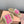 Miu slippers Light Brown With Pink Lettering Pure Wool