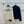 Dior 2025 Knit Sweater With Shoulder Button White and Navy Blue Wool