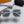 SQUARE SUNGLASSES 581356 IN WHITE ACETATE GREY LENSES