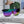 WAIMEA SUNGLASSES 581361 IN MULTICOLOR ACETATE MONOGRAM ON LENS