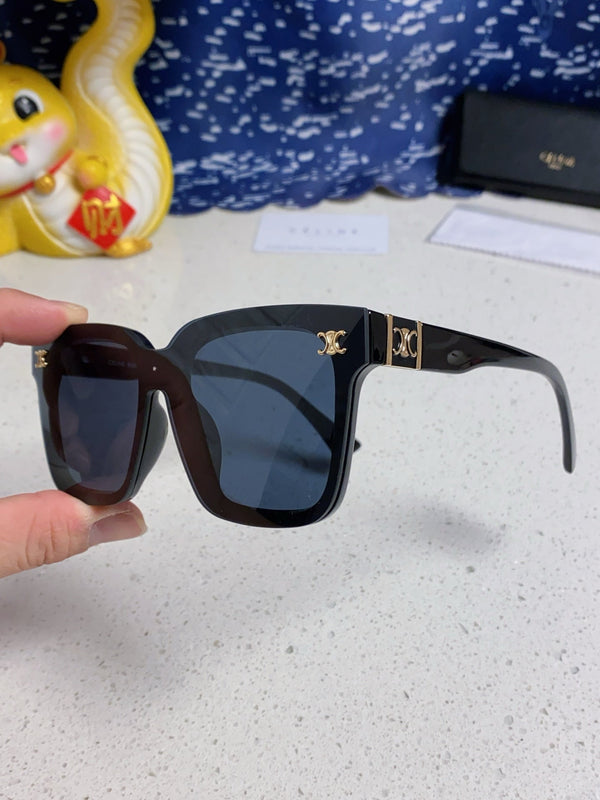 TRIOMPHE SUNGLASSES 548637 IN BLACK ACETATE