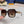 SQUARE SUNGLASSES 573319 IN BEIGE ACETATE BROWN SMOKE LENS