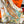 Square Scarf 90 CM White Colorful Silk