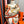 HM 25s Scarf 140cm Orange Beige Cashmere Silk 965623