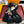 LV Long Scarf 200cm Black Pink Yellow Cashmere 967316