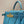 HM KELLY 28CM BLUE SKY TOGO GOLD HARDWARE