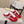 Loe Ballet Runner Slip-On Red Suede Nylon 833799