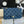 MINI FLAP BAG 20 IN CLASSIC BLUE DENIM GOLD HARDWARE