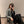 Loewe Scarf 140CM Black Gray Cashmere 100112