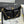 SMALL HIPPIE HOBO POSTMAN BAG 25 IN BLACK CALFSKIN GOLD HARDWARE
