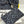 CC 22 Bag Gray Black Camellia Pattern Demin Silver Hardware 243625