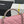CC 25P Wallet Woc Handle 19cm Pink Pastel Leather Silver Hardware 243448