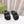 GG  Rubber Sole Logo Sandals Black