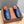 LP TOMORI SABOT MULES NAVY MESH CALFSKIN