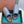 LP TOMORI SABOT MULES CERULEAN CALFSKIN