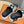 HM SLIPPERS BLACK AND WHITE MONOGRAM CANVAS