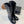 CC High Boots Black Logo Print Cowhide 944734