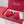 Viv Chips Ballerina Flat Red Silk 329266