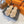 CC 25C Flower Slippers 50mm Beige Shearling Wood Sheepskin 423696