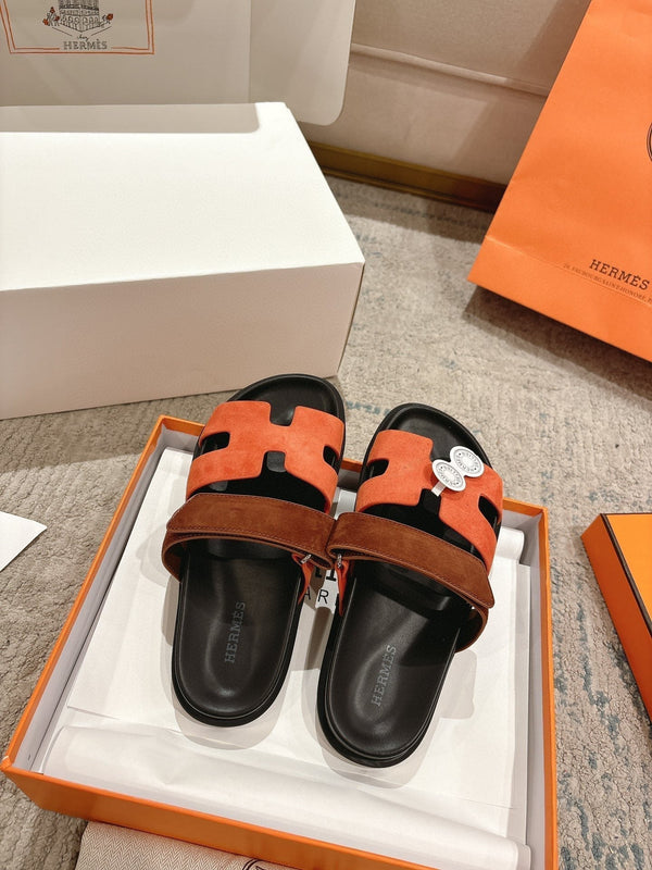 HM 25 Chypre Sandal Orage Brown Suede